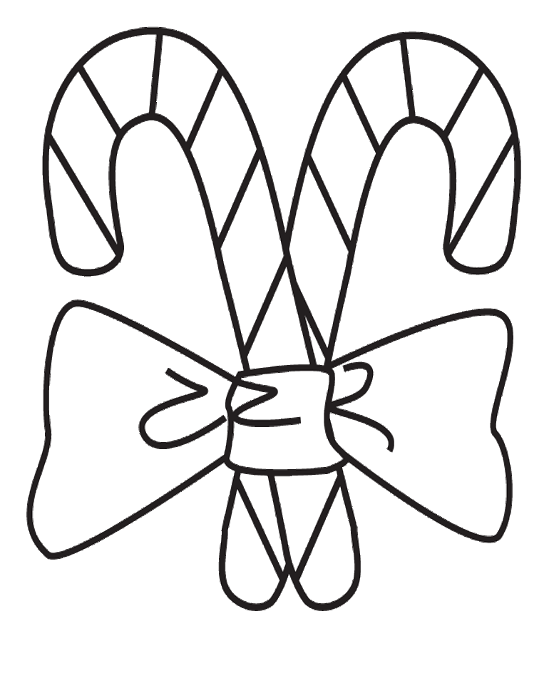 Candy Cane Christmas Coloring Pages - Christmas Coloring Pages ...