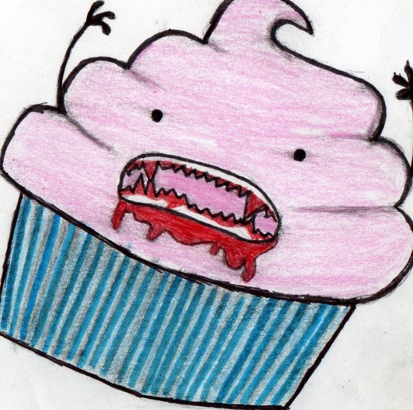 evil cupcake by 1grl on deviantART