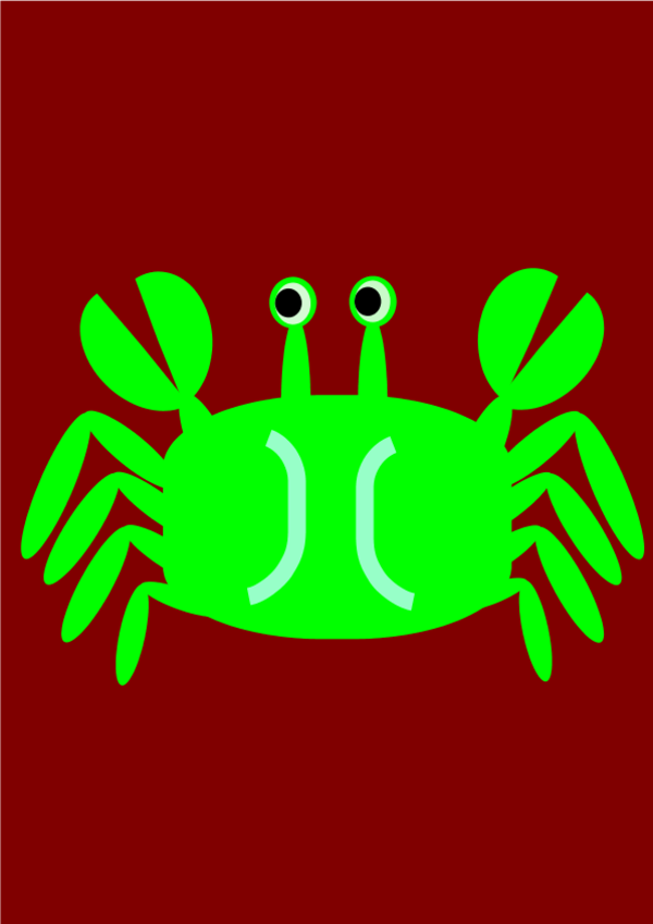 crab - vector Clip Art