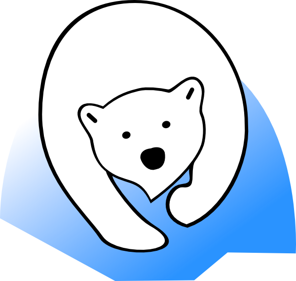 Polar Bear clip art - vector clip art online, royalty free ...