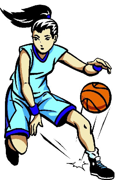 Pix For > Kids Play Basketball Clip Art