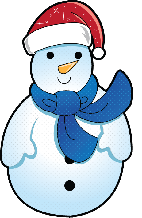Free Clip-Art: Holiday Clip-Art » Christmas » Mini Frosty the Snowman