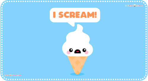 Icecream Joke - Cute Food Kawaii Cartoon | Flickr - Photo Sharing!