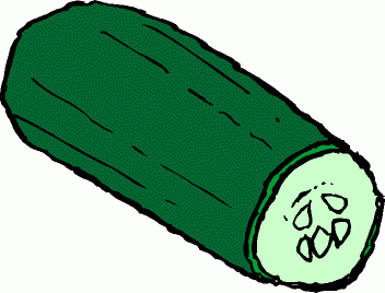 Cucumber Clipart Black And White | Clipart Panda - Free Clipart Images