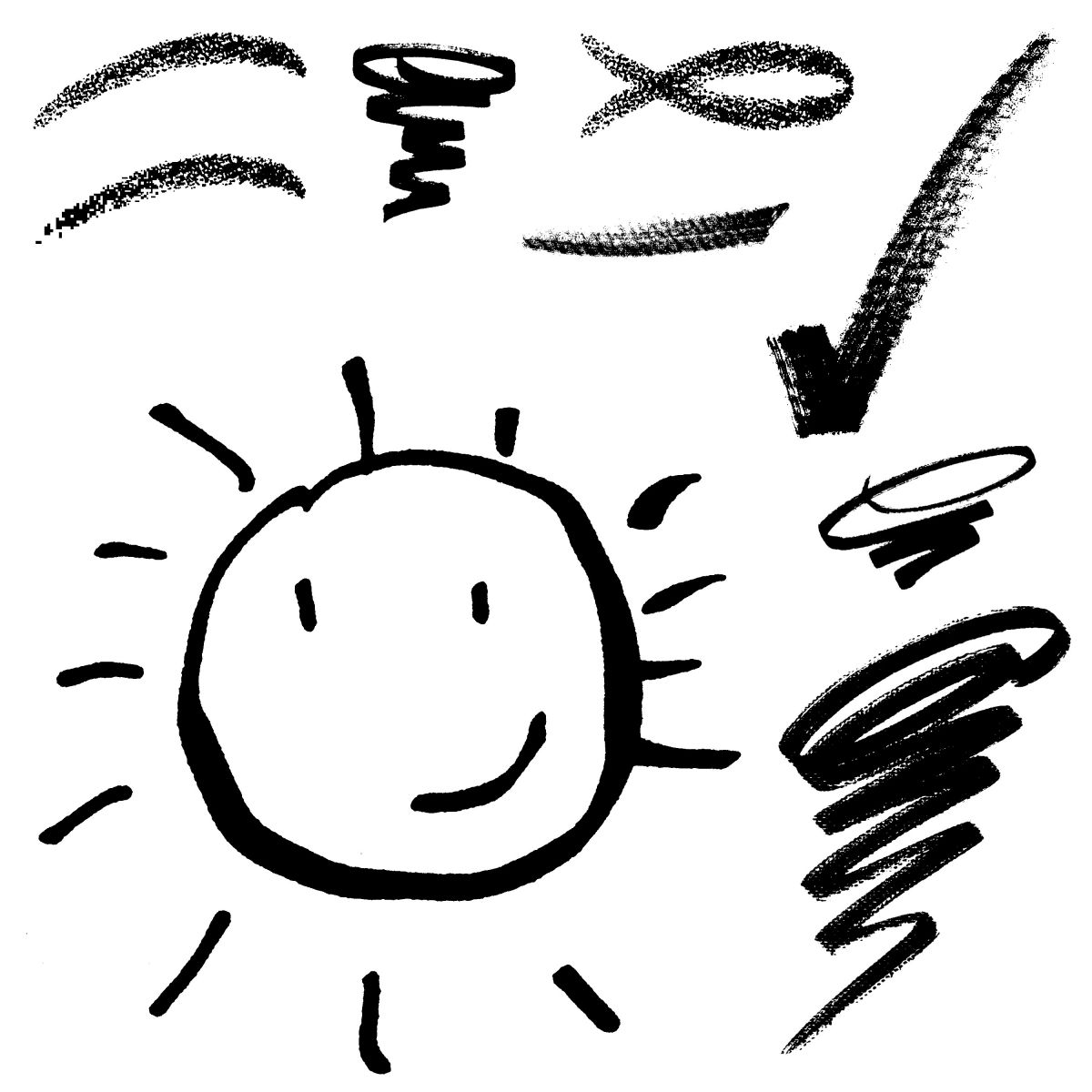 Sun Drawing For Kids - Gallery