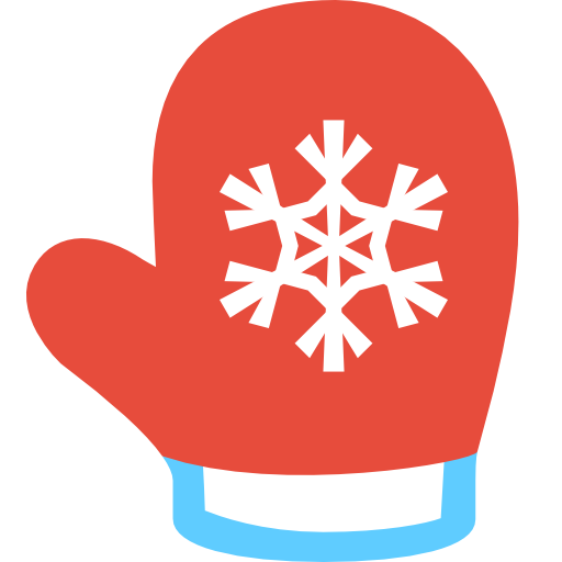 Simple Christmas Mitten Icon, PNG ClipArt Image | IconBug.