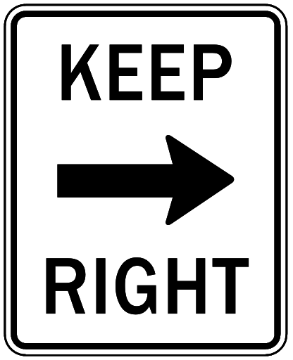Keep Right Clip Art Download