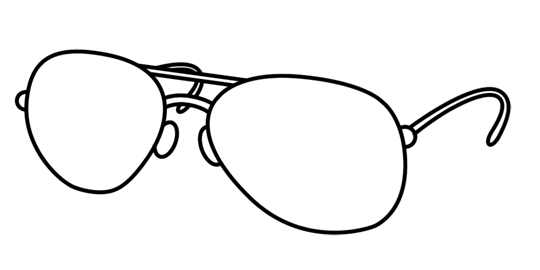 Cartoon Sun Glasses - Cliparts.co
