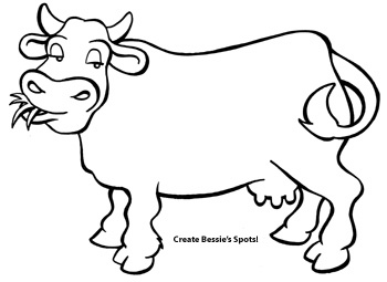 Pix For > Simple Cow Line Drawing