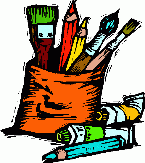 Pix For > Drawing Supplies Clipart