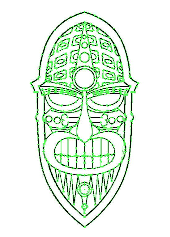 How to Create a Colorful Textured Tiki Mask in Illustrator | Adobe ...