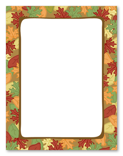 Free Fall Borders Cliparts co Free Fall Borders Cliparts co