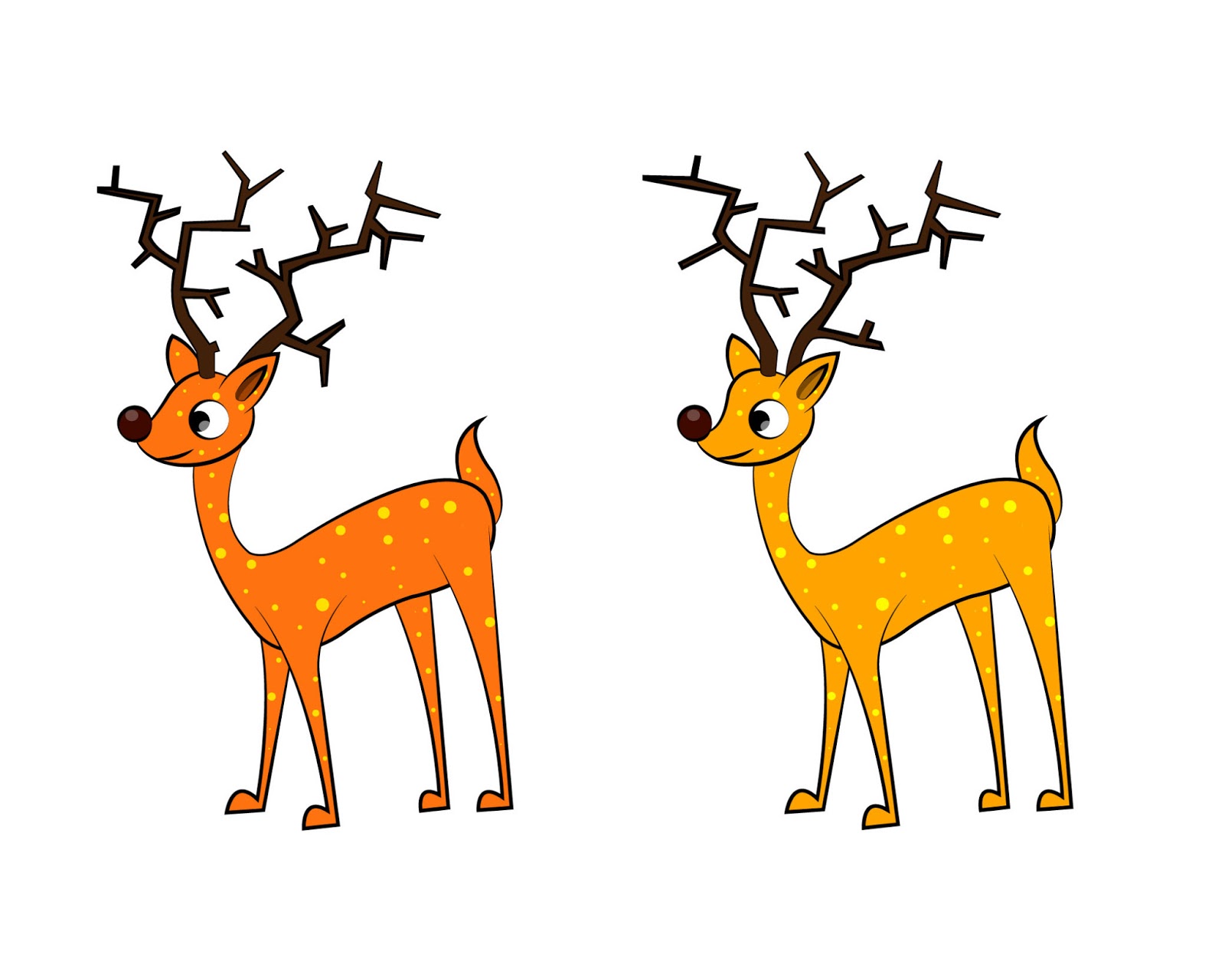 Selva Art: Cartoon deer
