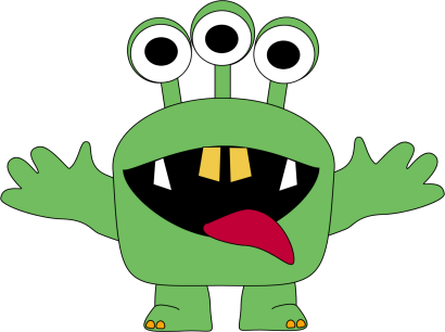 Three Eyed Monster Clip Art | Clipart Panda - Free Clipart Images