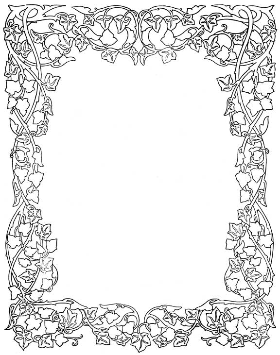 page border coloring pages - photo #7