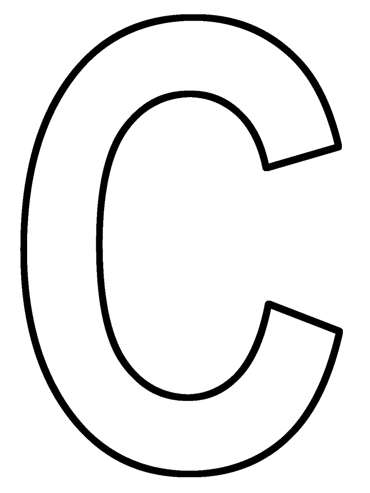 Letter C Template Cliparts.co