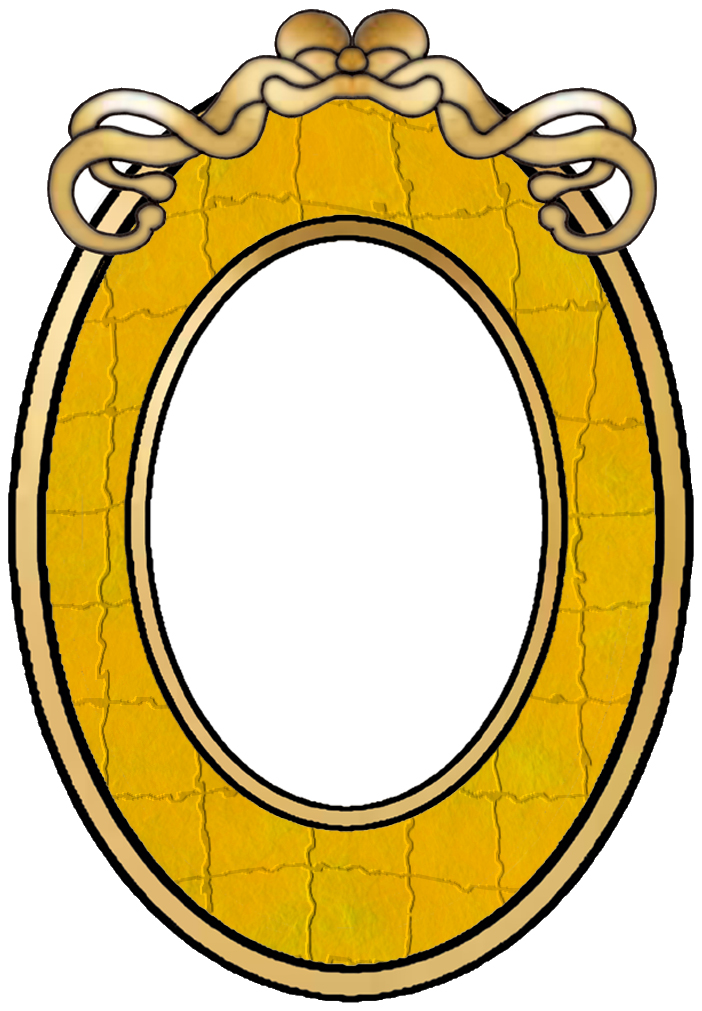 Oval Gold Frame Clip Art