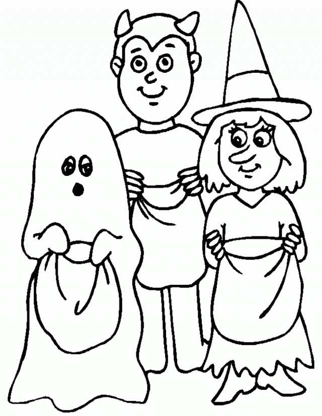halloween clipart to color - photo #28