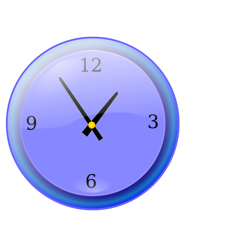 Clipart - analog clock