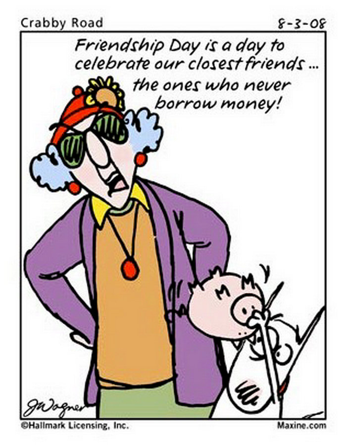 Chuck's Fun Page 2: Sporting some Maxine...