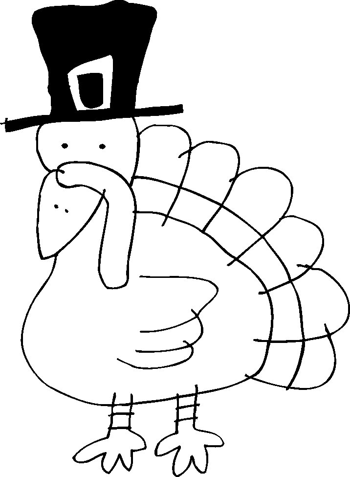 Turkey Coloring Pages cute turkey coloring pages – Kids Coloring Pages