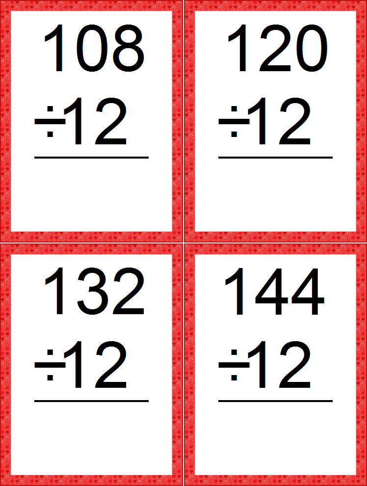 FREE Printable Beginner's Math Flashcards - Number Twelve