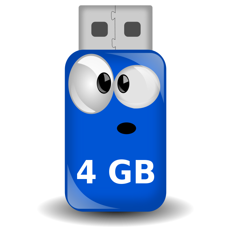 USB Flash Memory Clip Art Download