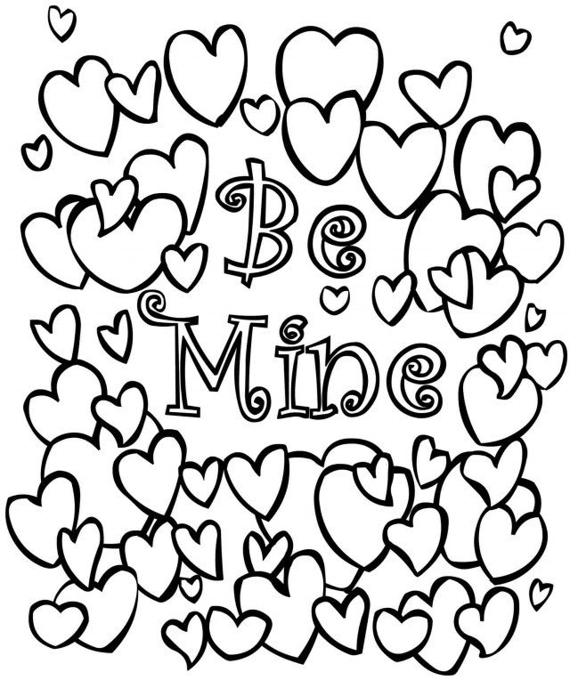 Coloring Sheets Valentine Card Free Printable For Toddler 10670 ...