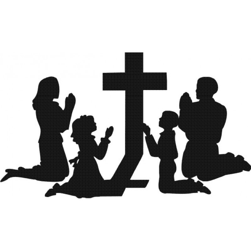 clipart of family praying together - photo #5