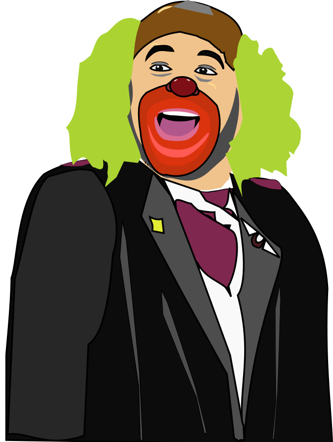 Brozo, the clown Clipart, vector clip art online, royalty free ...