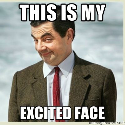 mr bean - this is my excited face | General | Pinterest