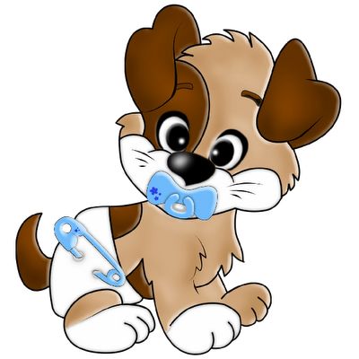 Cute Puppy Dogs - Cute Cartoon Dog Images | Baby Shower Stuff ...