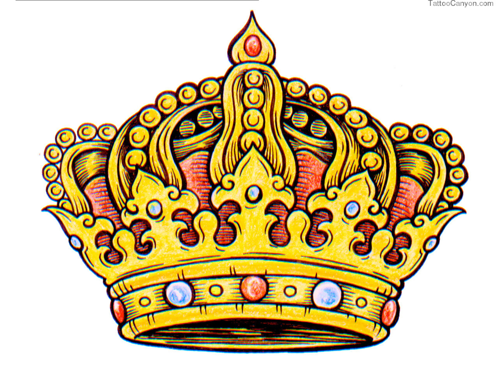 Pix For > Cartoon King Crown