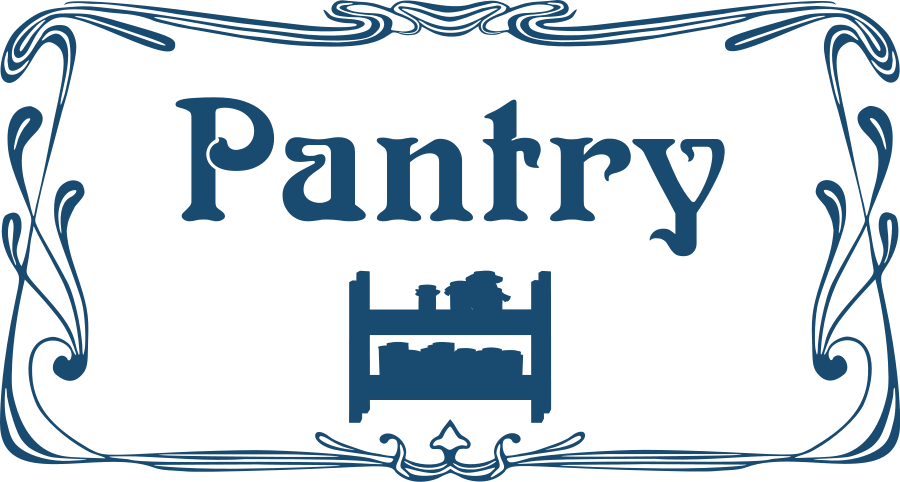 Pantry door sign small clipart 300pixel size, free design ...