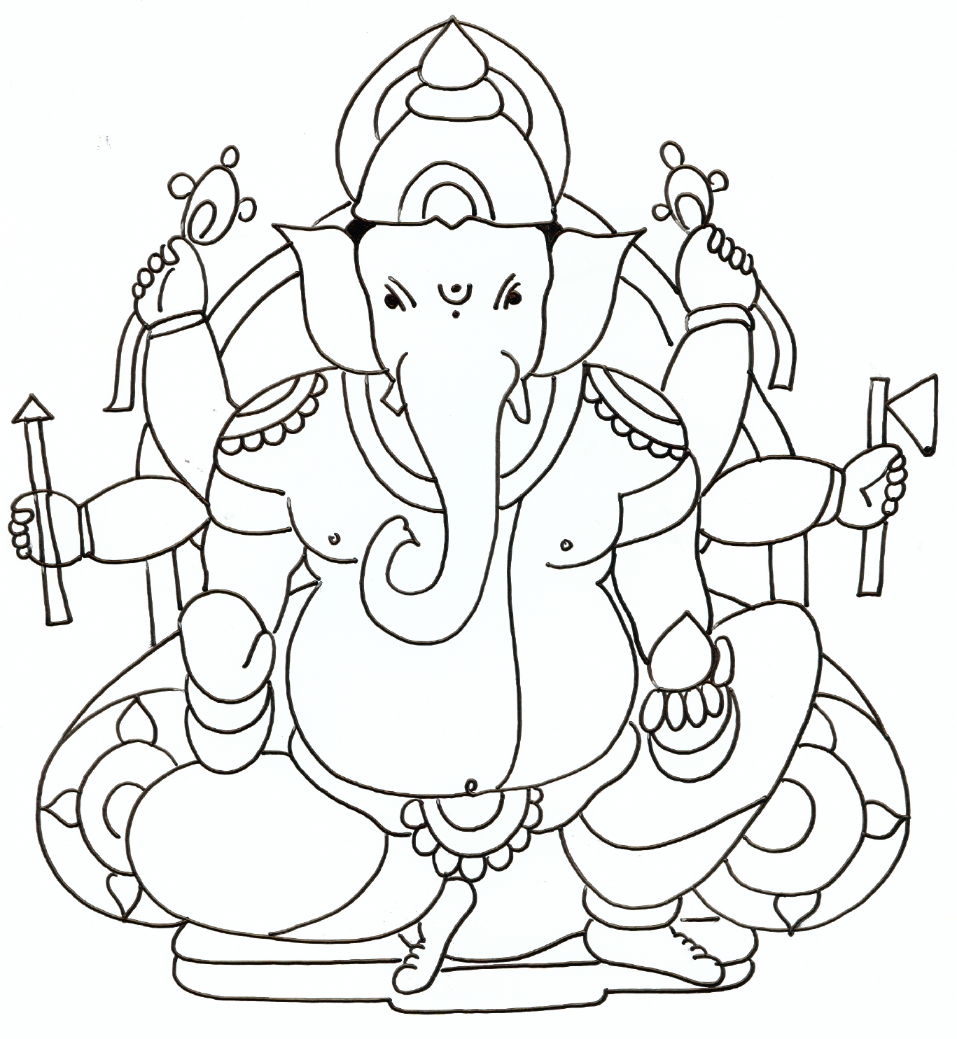 Lord Ganesha Drawing Cliparts.co