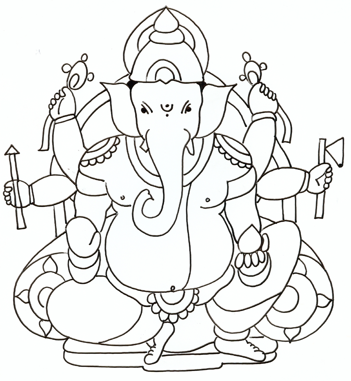 ganesha hd drawing picturs - Wallpaperss HD