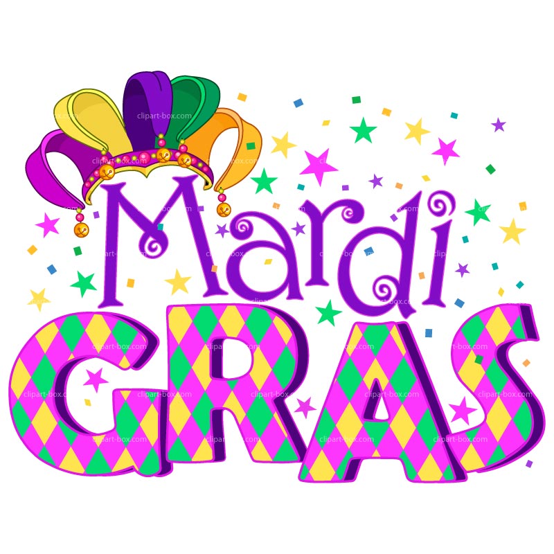 Mardi Gras Clip Art Borders