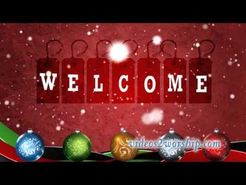 Holidays Welcome Animated Background - YouTube