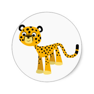 61+ Cheetah Cartoon Stickers and Cheetah Cartoon Sticker Designs ...