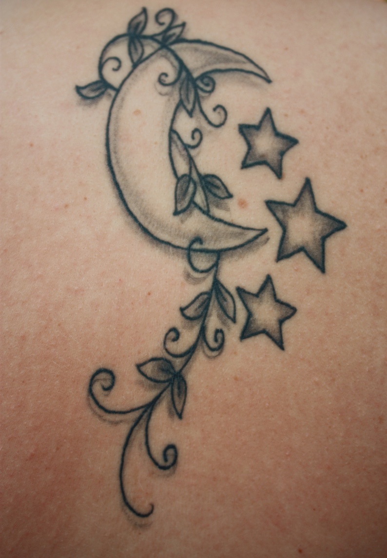 Moon and Star Tattoos - Designs and Ideas