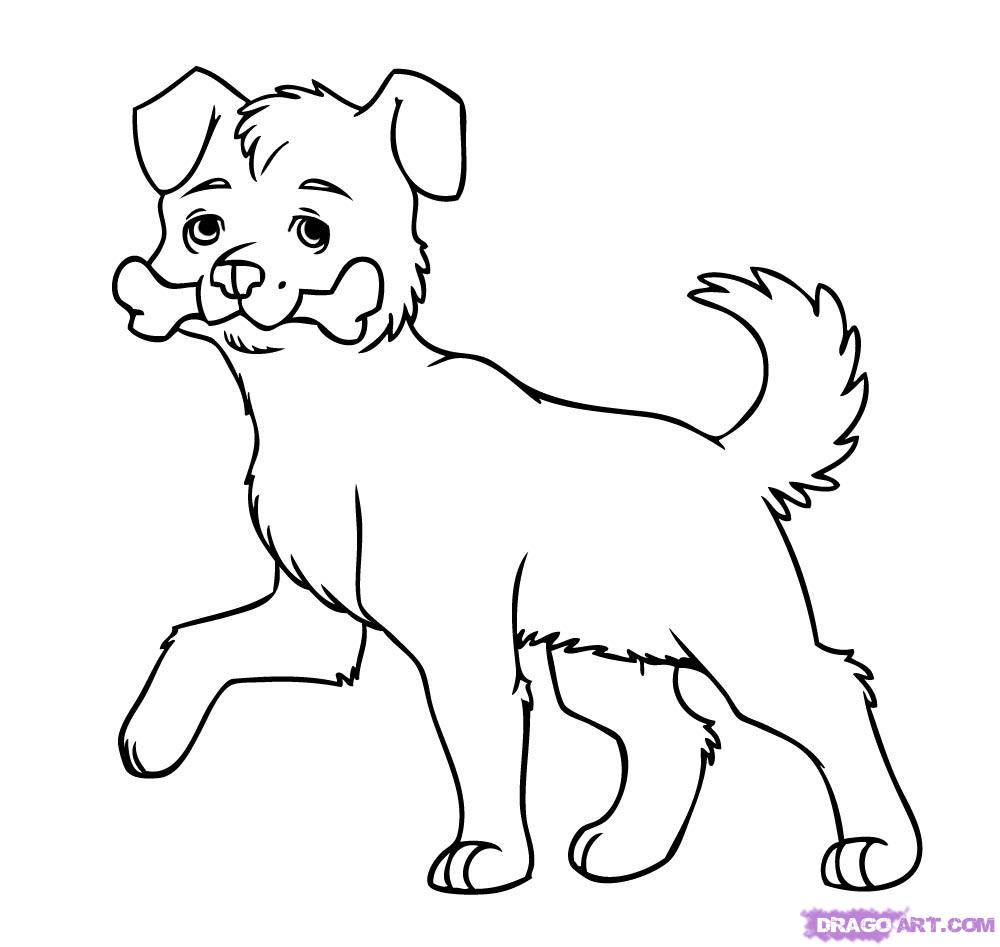 How to Draw Dogs, Step by Step, Pets, Animals, FREE Online Drawing ...