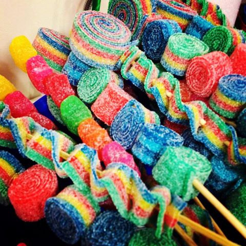 Party Favors Candy Kabob Skewers Sticks by HollywoodCandyGirls