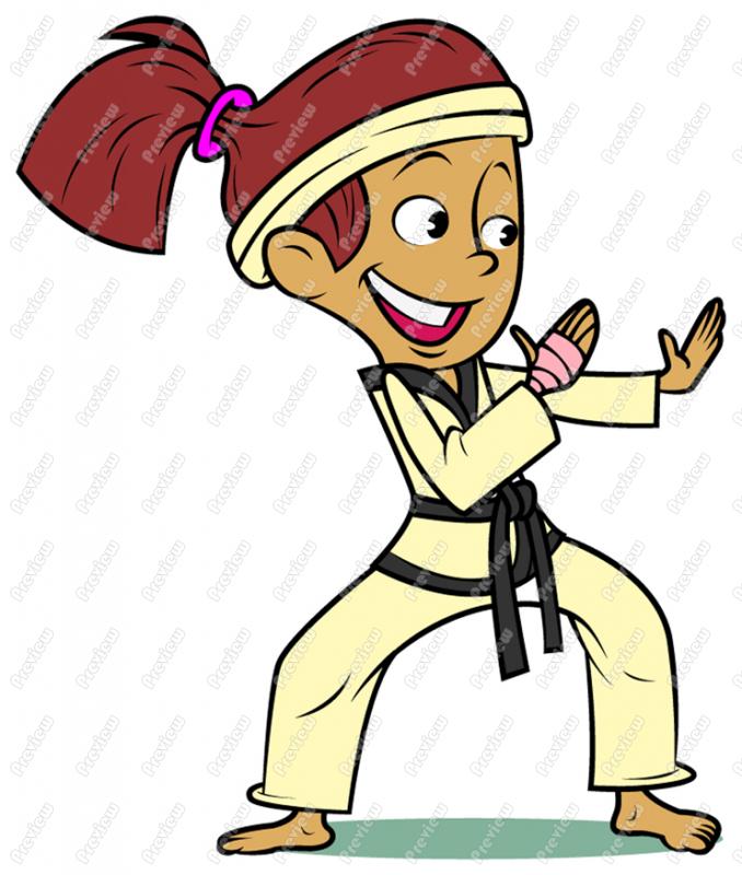 Karate Girl Child Clip Art | Clipart Panda - Free Clipart Images