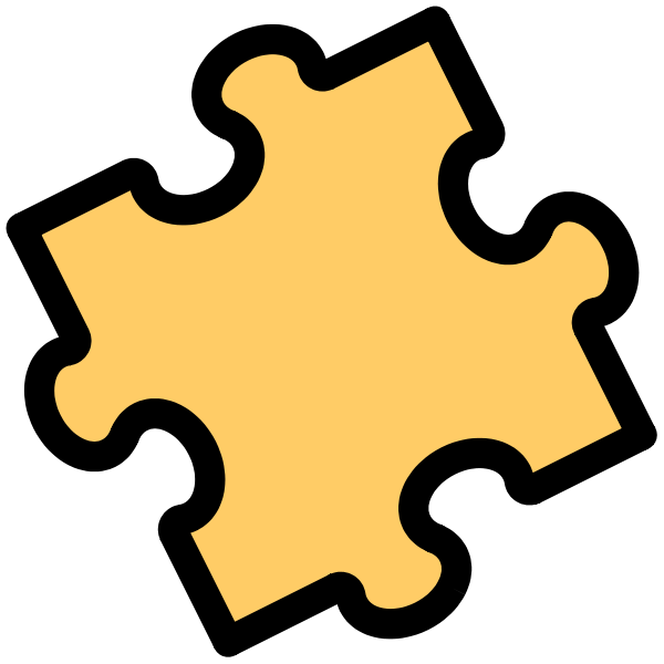Never Ending jigsaw Puzzle Piece SVG Vector file, vector clip art ...