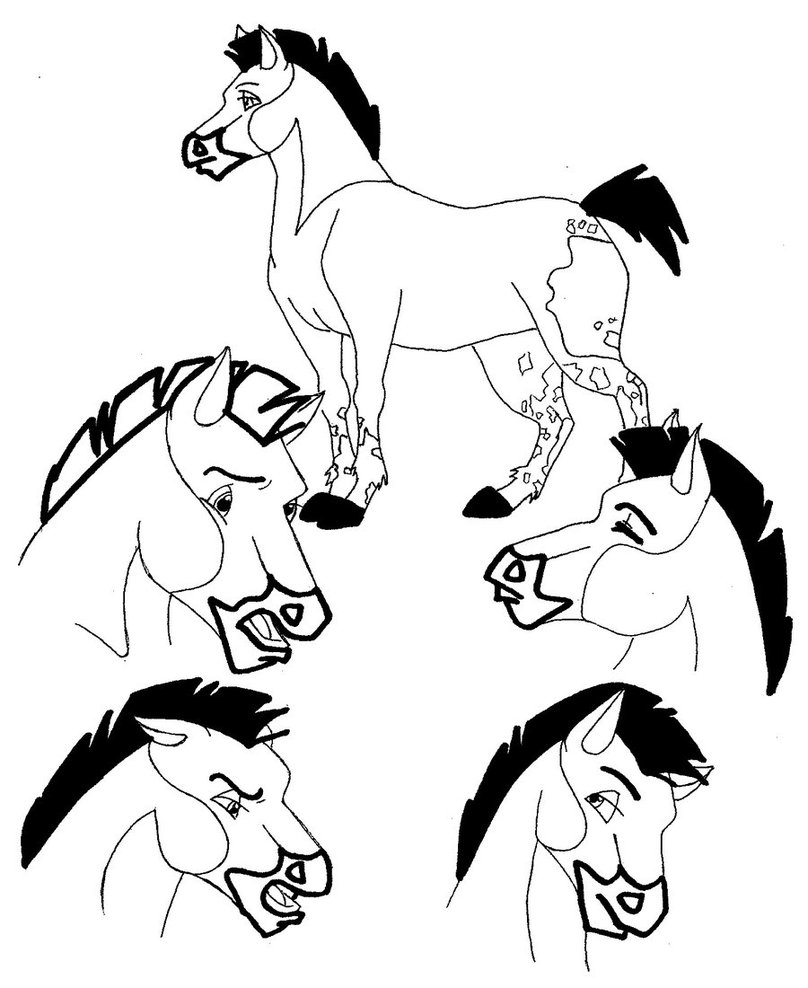 Mustang horse coloring pages - Coloring Pages & Pictures - IMAGIXS