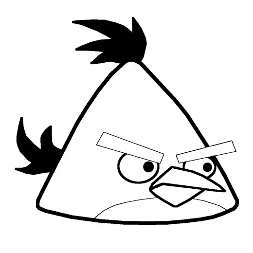 How to draw an Angry Bird, Yellow Bird. - ClipArt Best - ClipArt Best