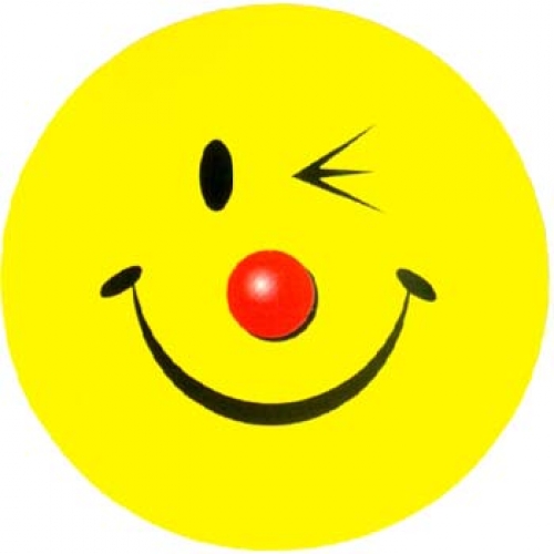 Smiley Winky Stickers: ClownAntics.