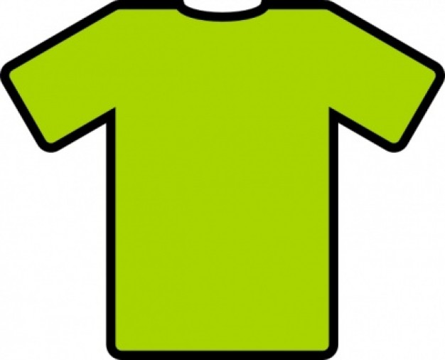 Green T Shirt clip art Vector | Free Download