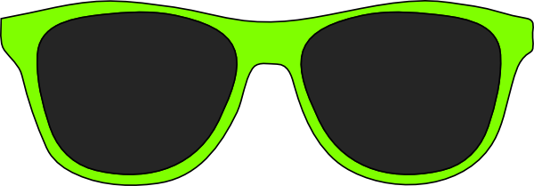Green Sunglasses Clip Art at Clker.com - vector clip art online ...
