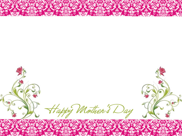 6 Free Mother's Day Borders for Cards, Scrapbooks and Other Projects